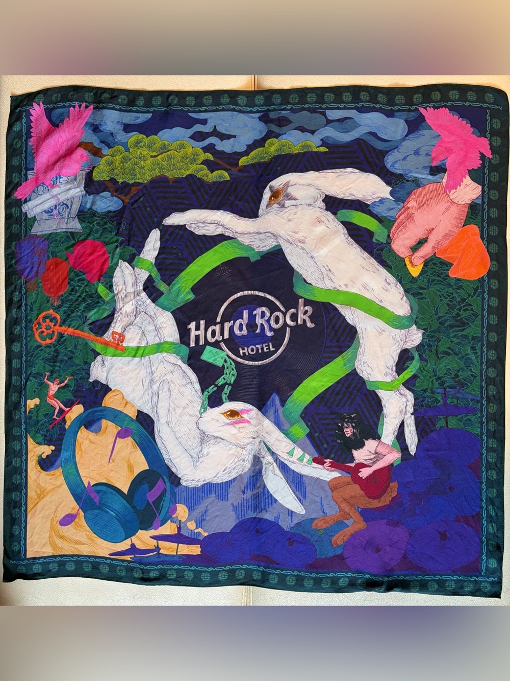 Hard Rock Hotel Colorful Scarf